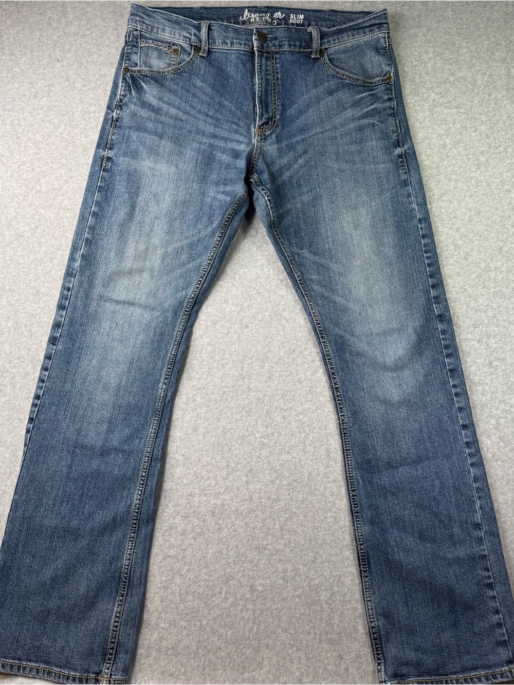 Wrangler Retro Slim Boot Men’s Jeans - Blue 35x34